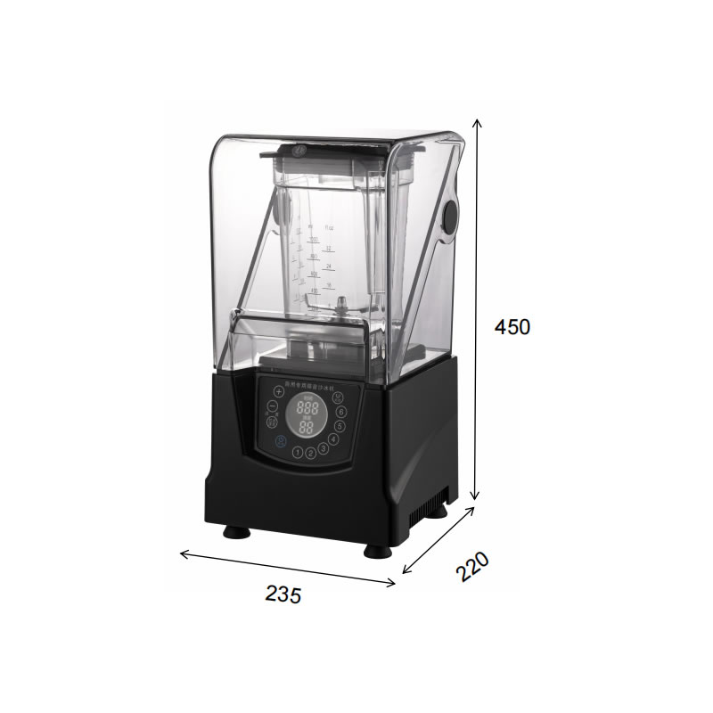 Commercial intelligent soundproof cover sand ice machine(pic3)