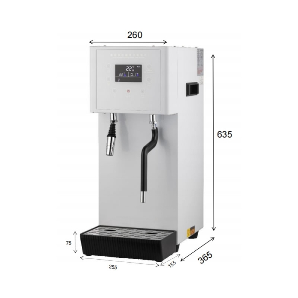 Commercial constant temperature steam milk frother (touchscreen model) | product image