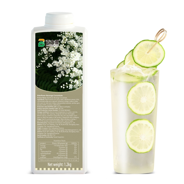 Elderflower flavored beverage concentrate | product image