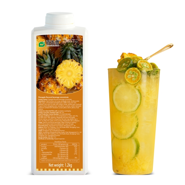 Pineapple flavor beverage concentrate | product image