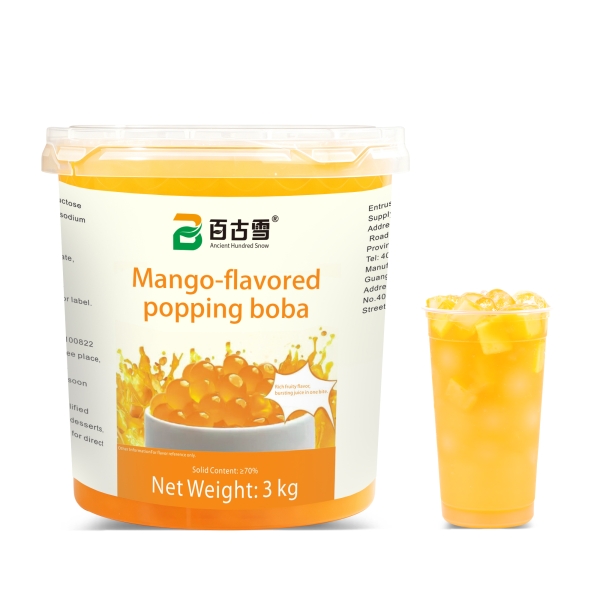 Mango Flavored Popping Boba | product image