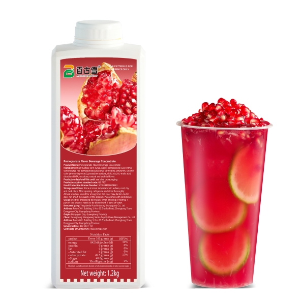 Pomegranate Flavored Beverage Concentrate | product image